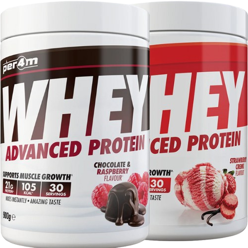 2x Per4m whey protein 900g