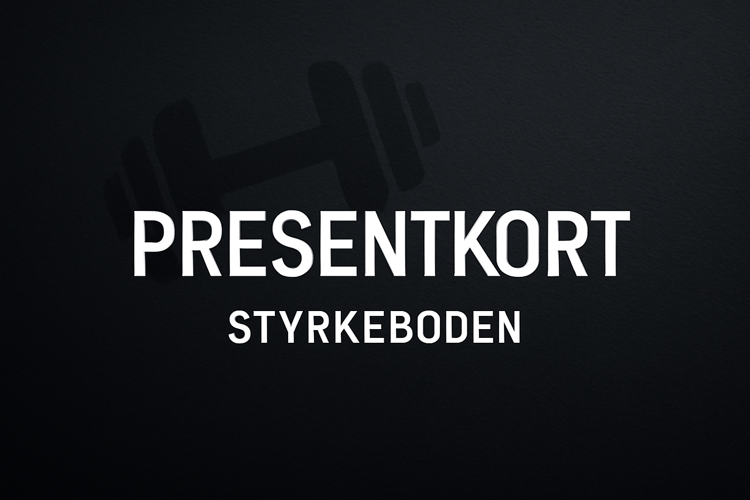 Styrkeboden presentkort