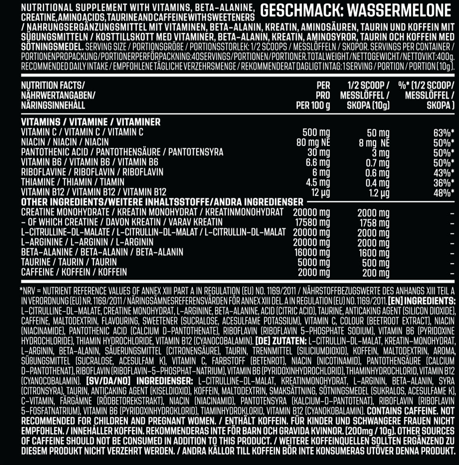 AK-47 Labs Schizo Pre-Workout - 400 g