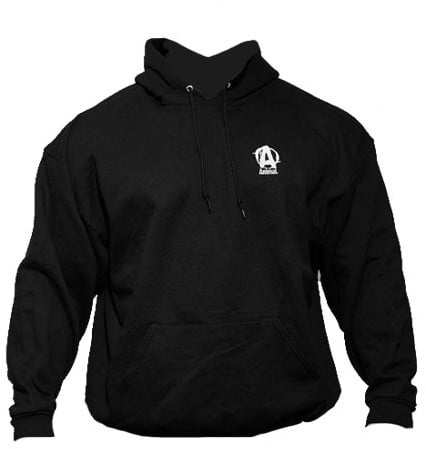 Animal Hooded Pullover - Black - S