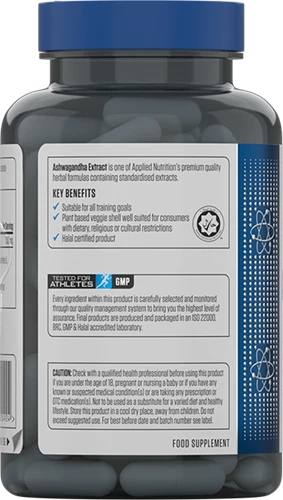 Applied Nutrition Aswagandha KSM-66 - 60 caps