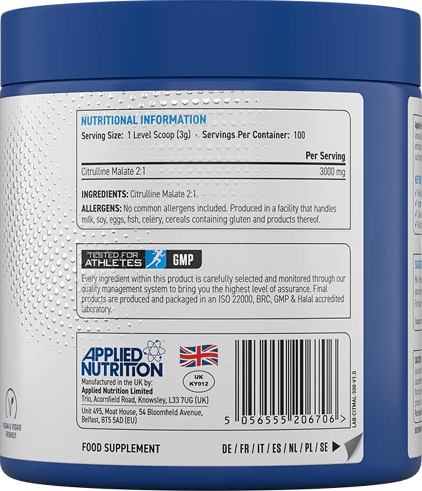 Applied Nutrition Citrulline Malate 2:1 - 300 g