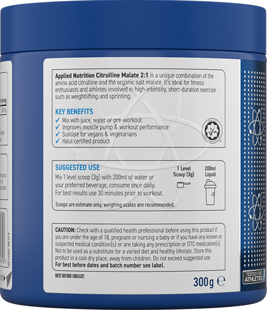 Applied Nutrition Citrulline Malate 2:1 - 300 g
