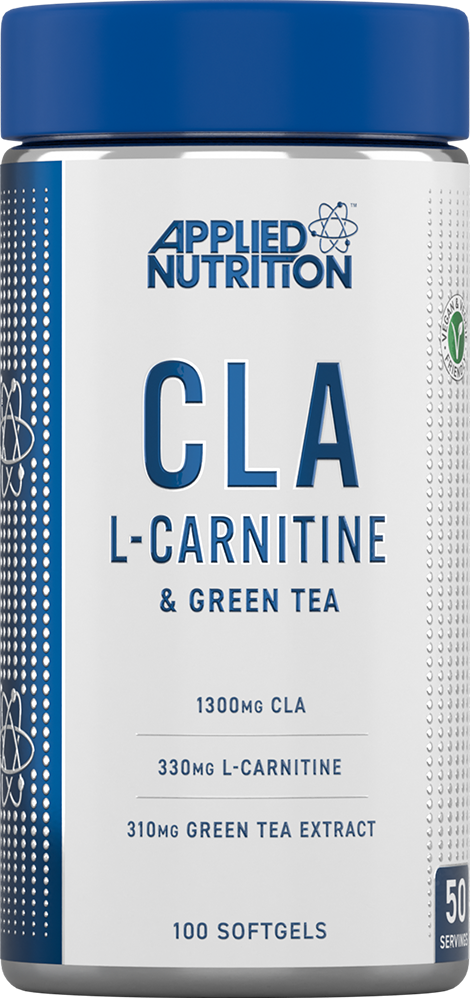 Applied Nutrition CLA, L-Carnitine & Green Tea - 100 softgels