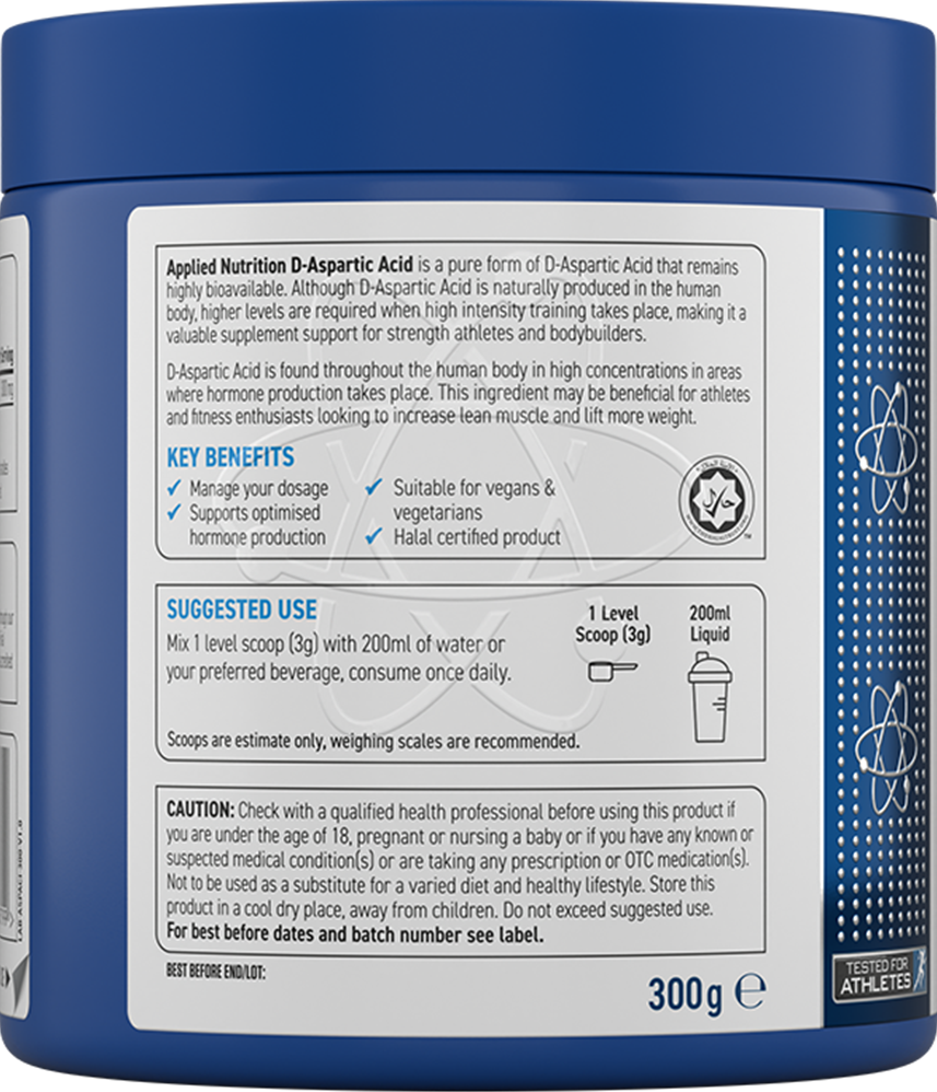 Applied Nutrition D-Aspartic Acid - 300 g