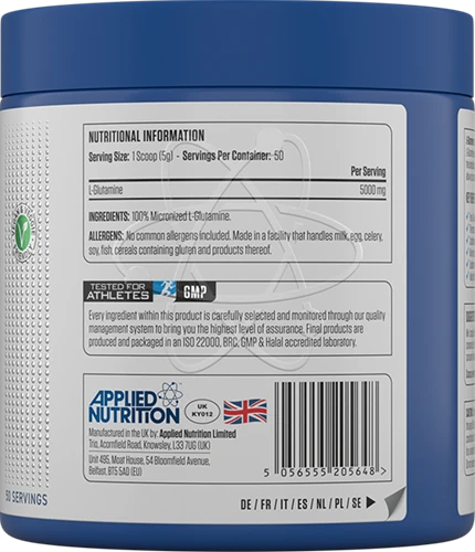Applied Nutrition L-Glutamine Powder - 500 g
