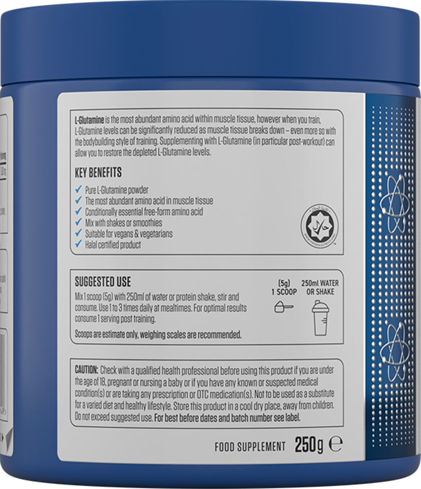 Applied Nutrition L-Glutamine Powder - 250 g