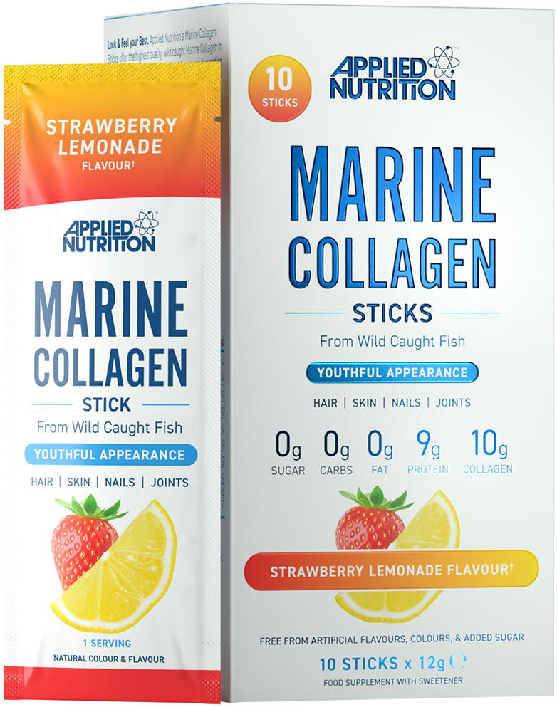 Applied Nutrition Marine Collagen Sticks - 10 x 12 g
