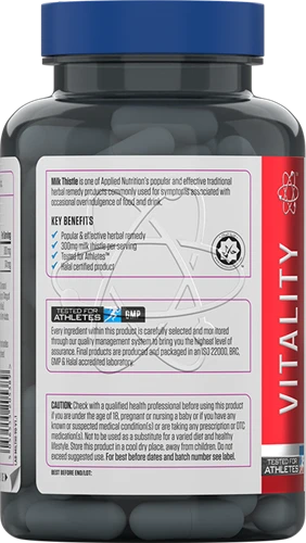 Applied Nutrition Milk Thistle - 90 caps