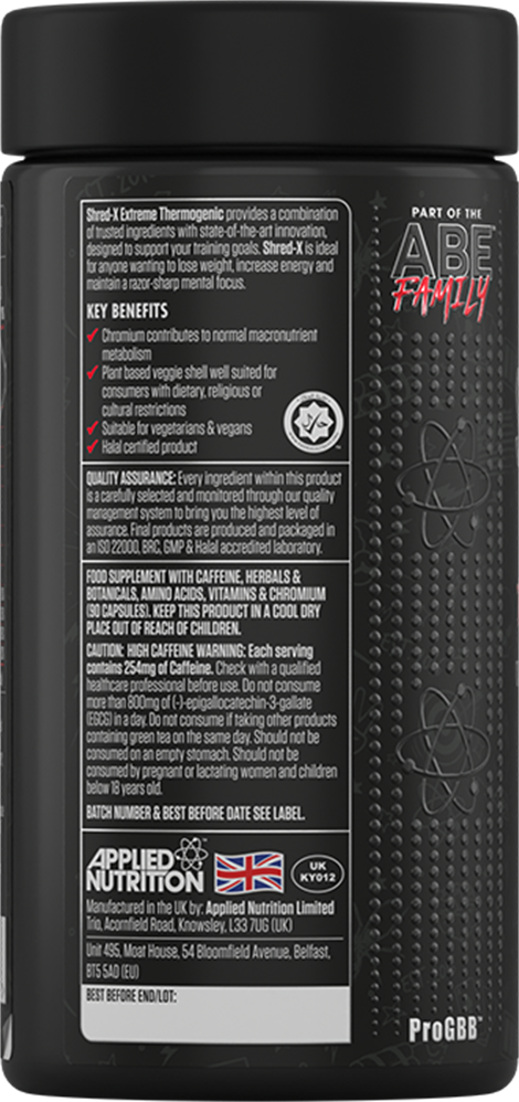 Applied Nutrition Shred-X - 90 caps