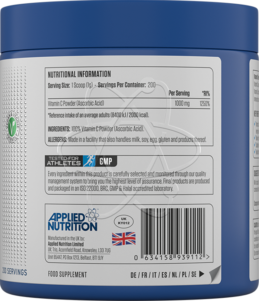 Applied Nutrition Vitamin C Powder - 200 g