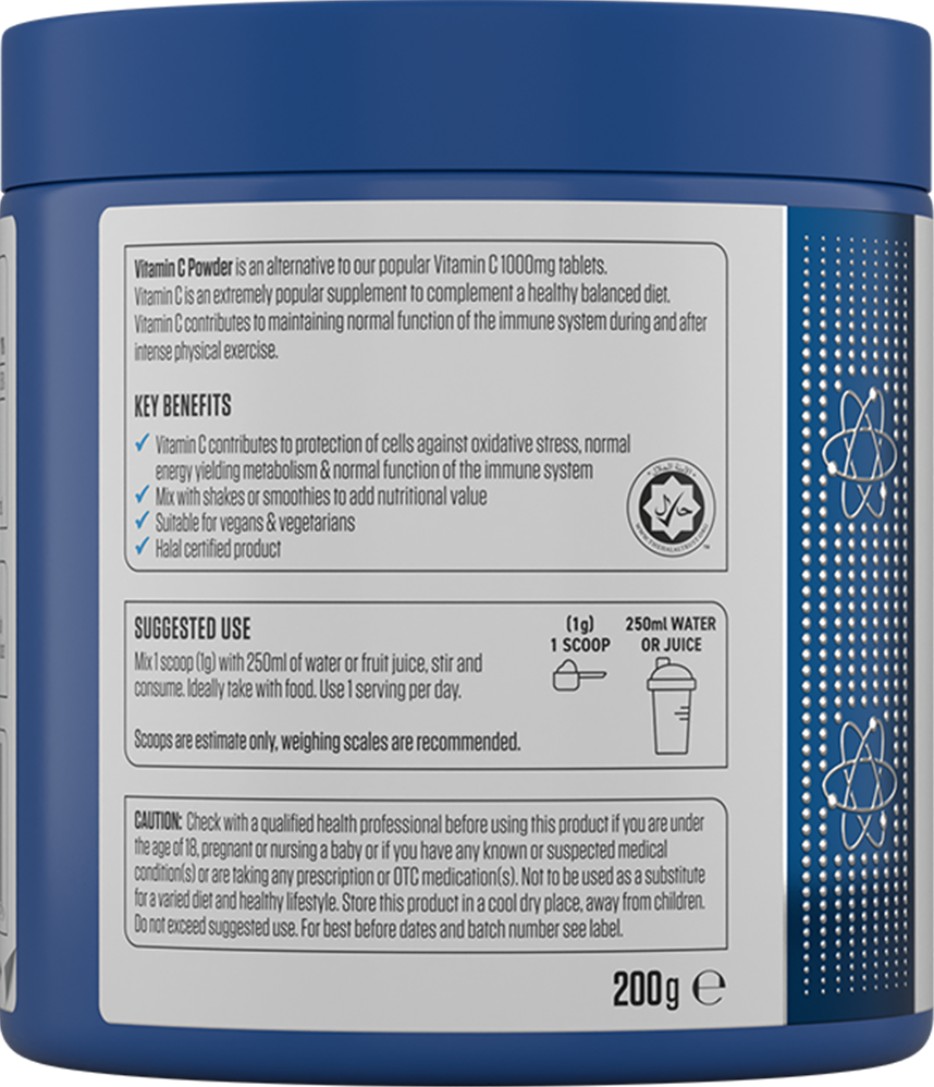 Applied Nutrition Vitamin C Powder - 200 g