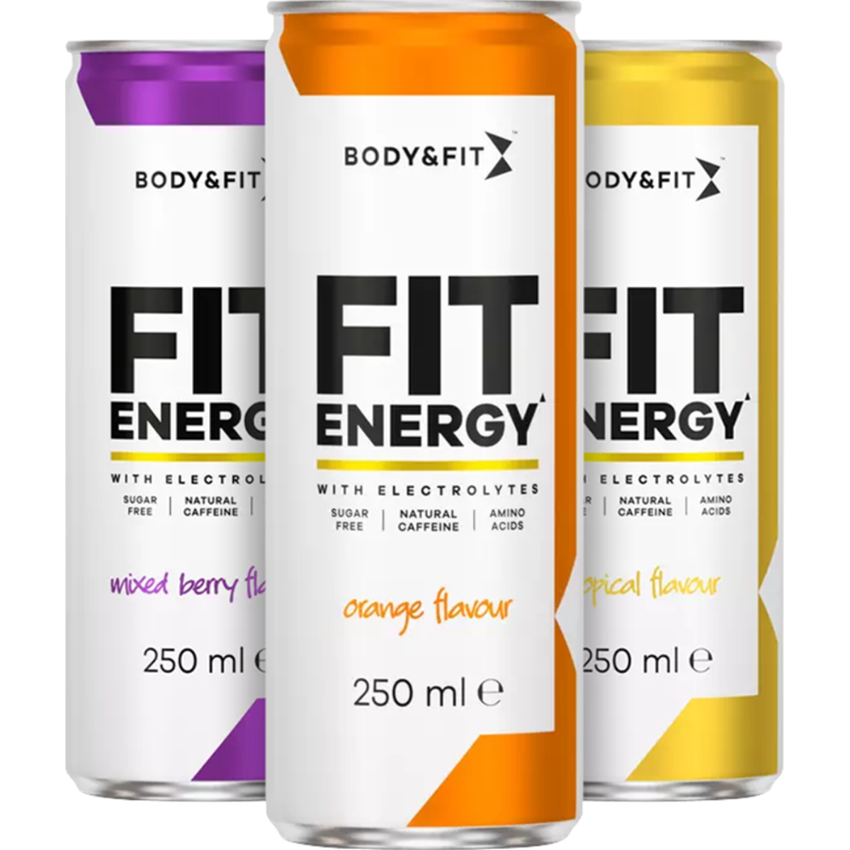 Body & Fit Fit Energy - 24 x 250 ml