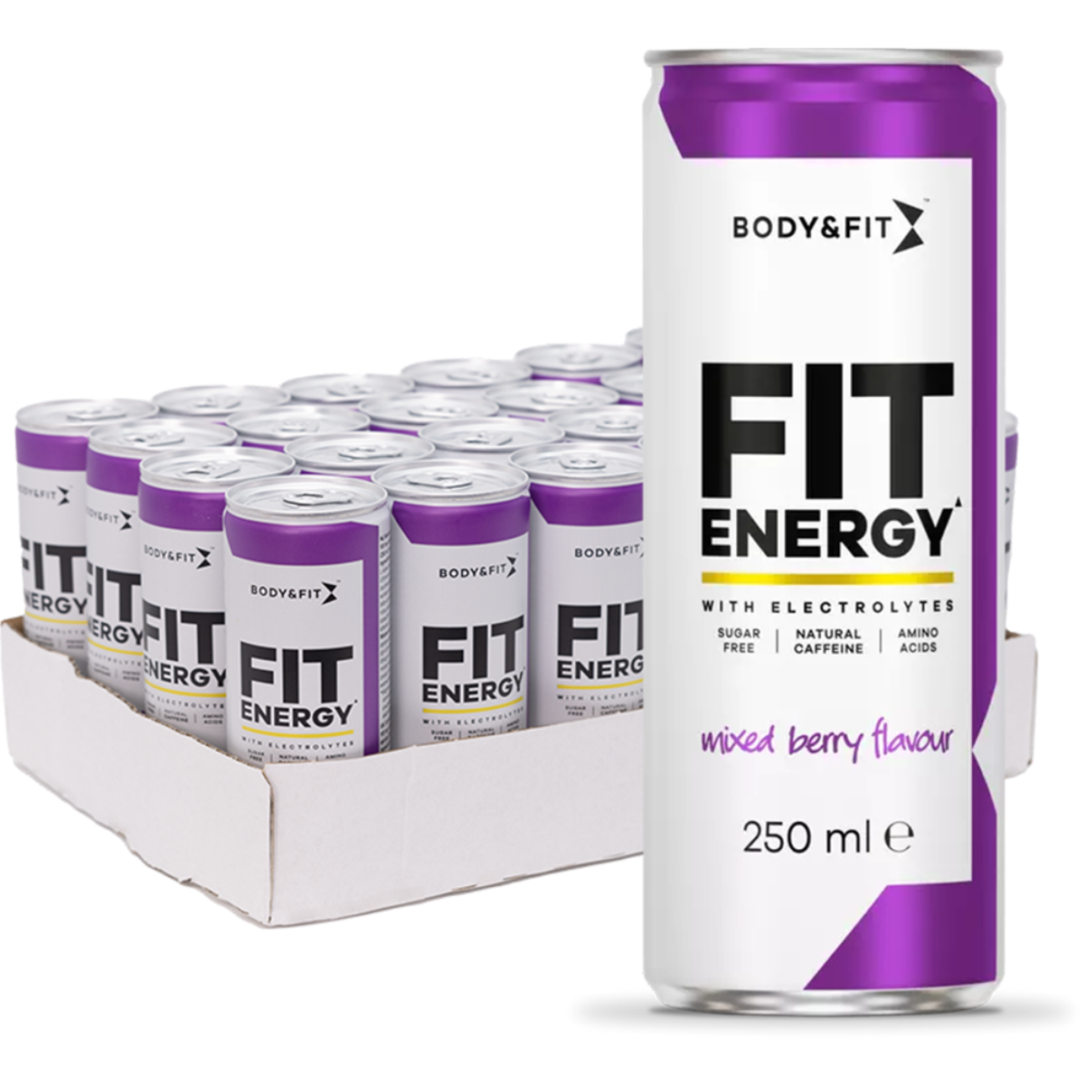 Body & Fit Fit Energy - 24 x 250 ml