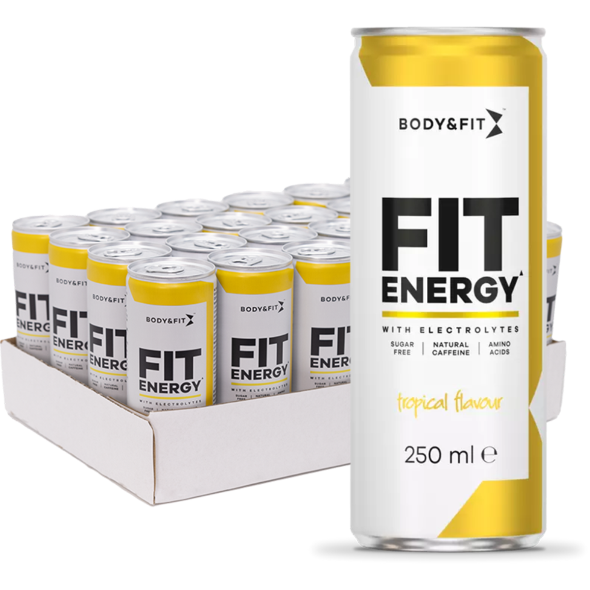 Body & Fit Fit Energy - 24 x 250 ml