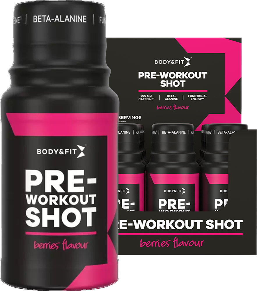 Body & Fit Pre-workout Shot - 12 x 60 ml