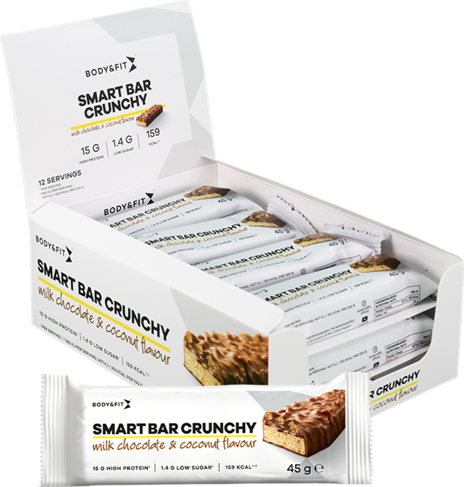 Body & Fit Protein Bar Crunchy - 12 x 45 g