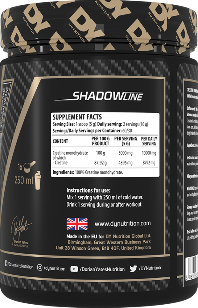 DY Nutrition Creatine Monohydrate - 300 g