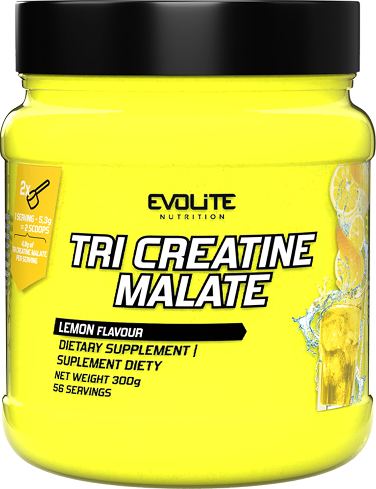 Evolite Tri Creatine Malate - 300 g - Lemon