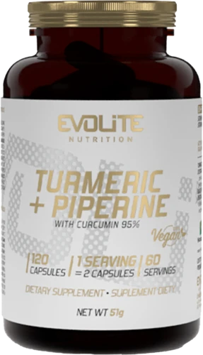 Evolite Turmeric + Piperine 95% - 120 caps