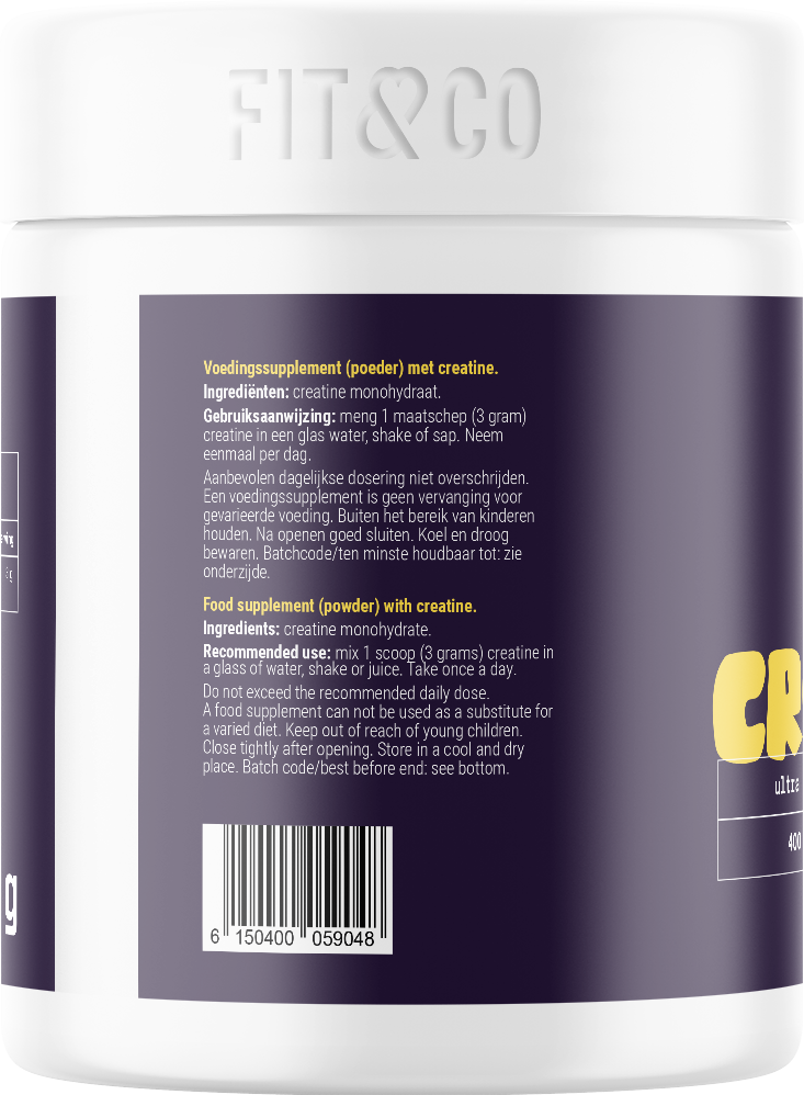 Fit & Co Creatine Monohydraat - 400 g