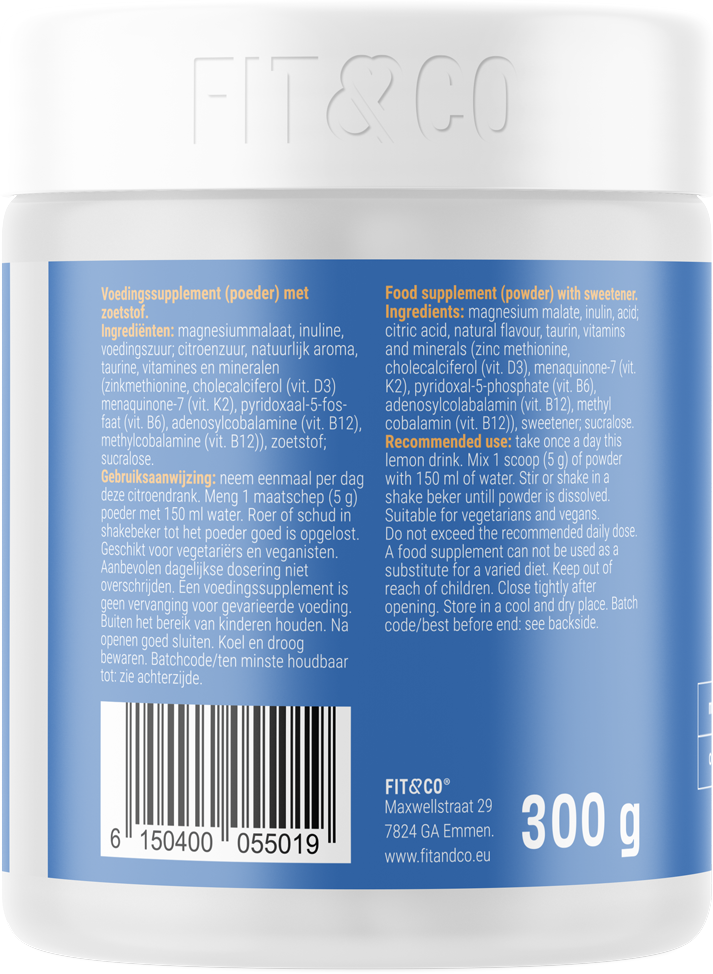 Fit & Co Sport Fit Magnesium with Vitamins - 300 g