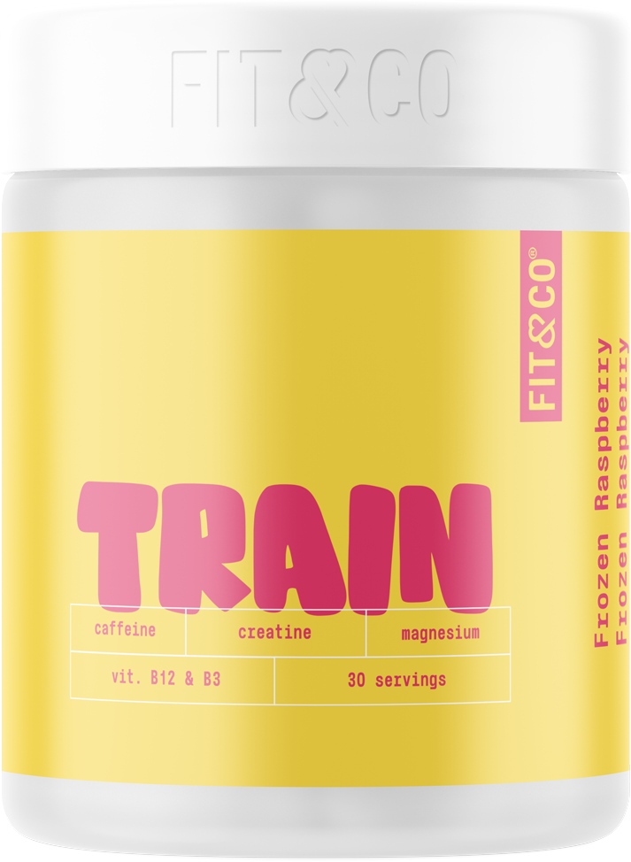 Fit & Co Train Pre-workout - 300 g - Frozen Raspberry