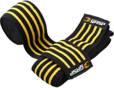 GASP Knee Wraps - Black/Flame