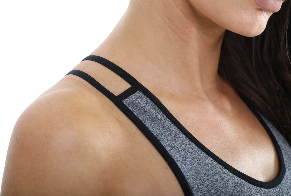 Golds Gym Ladies Seamless Top - Grey