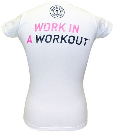 Golds Gym Ladies T-Shirt Joe - White - L