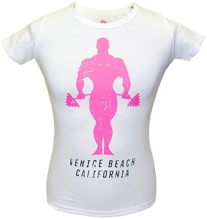 Golds Gym Ladies T-Shirt Joe - White - L