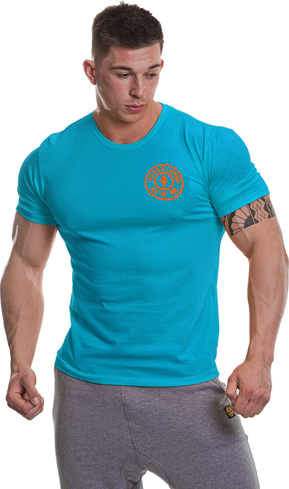 Golds Gym T-Shirt Logo Chest - S