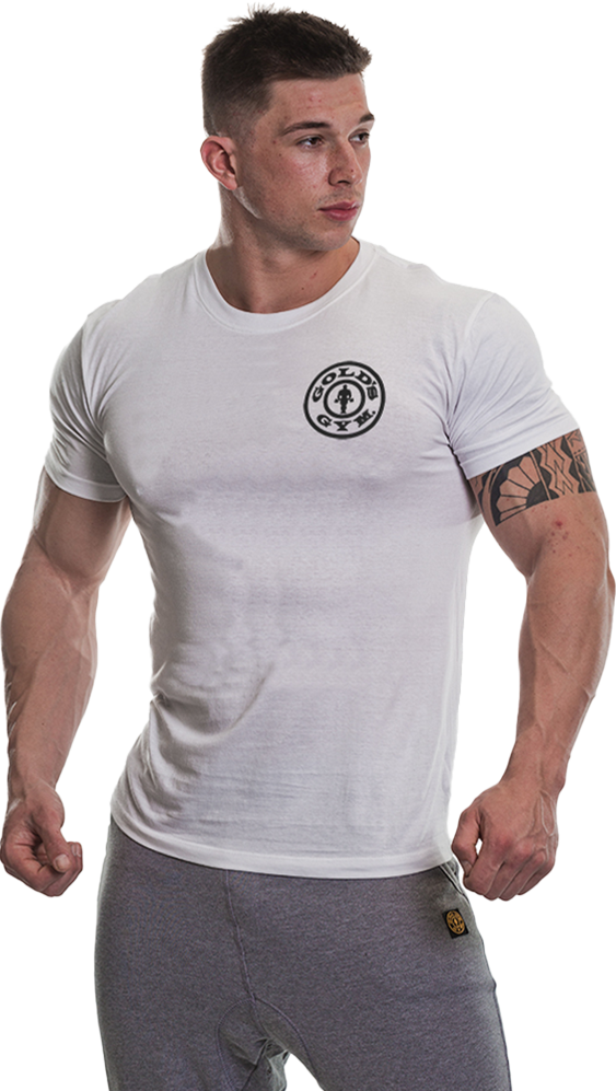 Golds Gym T-Shirt Logo Chest - S