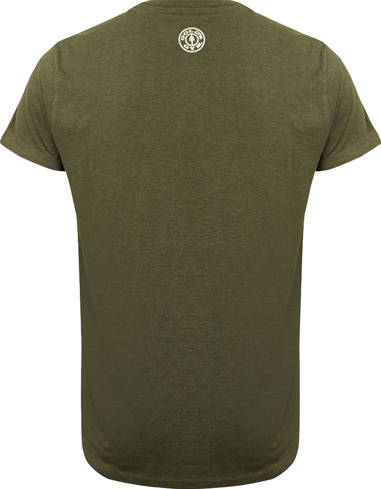 Golds Gym T-Shirt Vintage - S - Army Marl