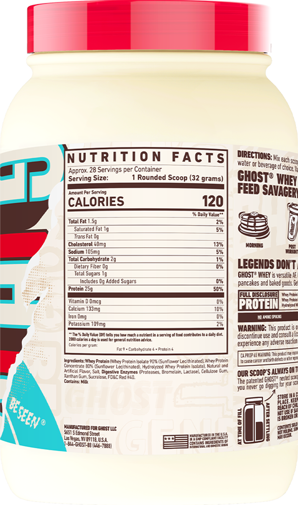 Ghost Whey - 28 servings - Coffee Ice Cream