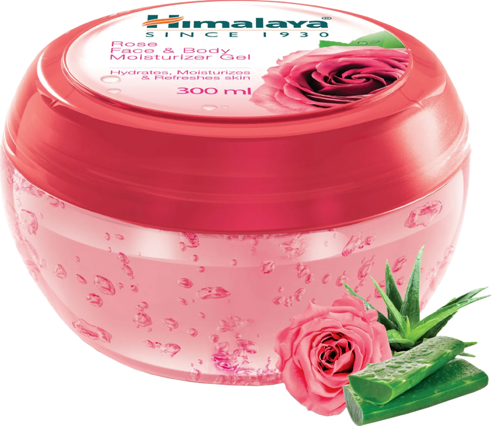 Himalaya Rose Face & Body Moisturizer Gel - 300 ml