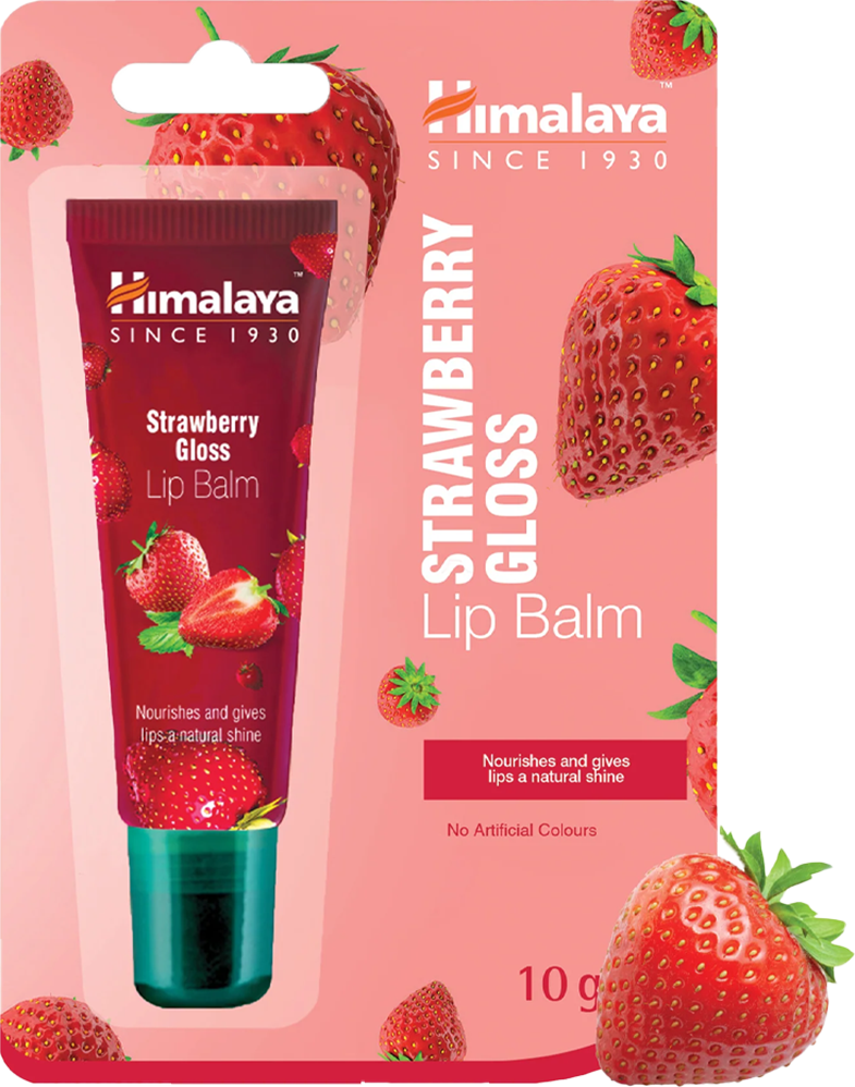 Himalaya Strawberry Gloss Lip Balm - 10 g
