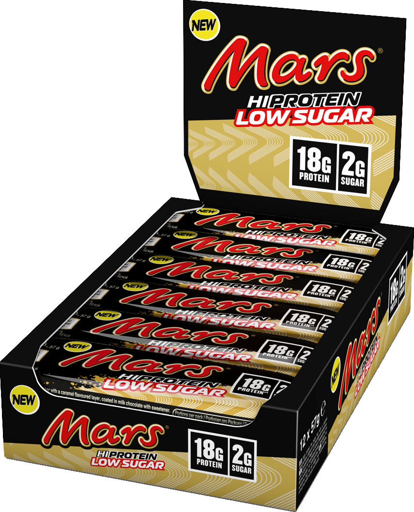 Mars HiProtein Low Sugar Bar - 12 x 57 g - Chocolate