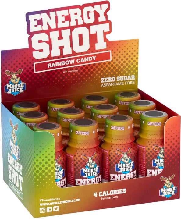 Muscle Moose Energy Shots - 12 x 60 ml