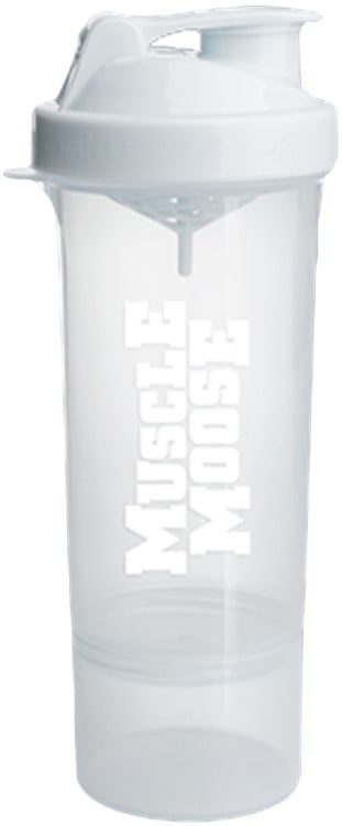 Muscle Moose SmartShake Shaker - 500 ml - White