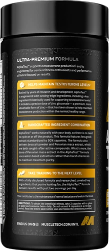 MuscleTech Alphatest - 120 caps