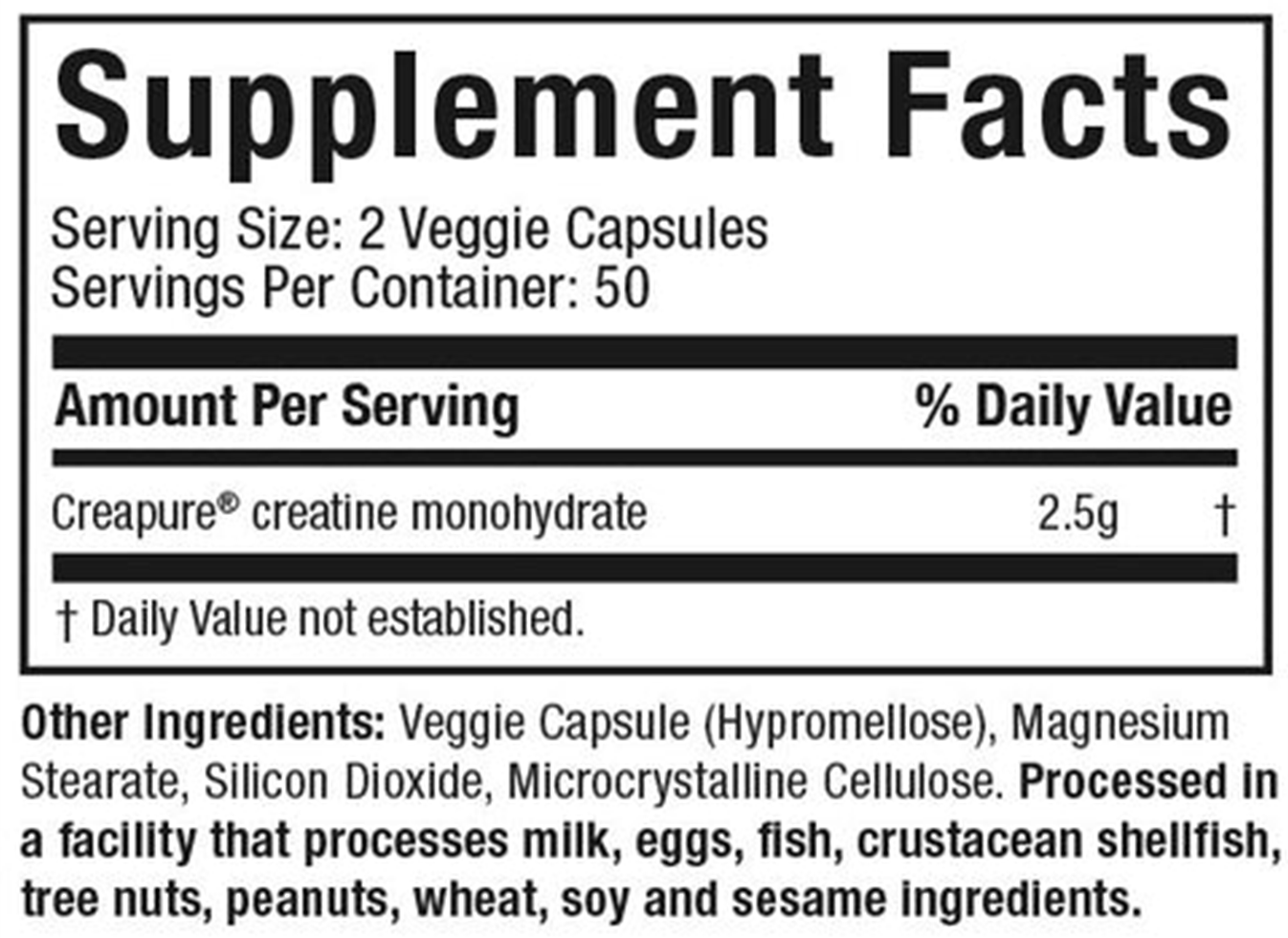 MuscleTech Platinum 100% Creatine Monohydrate - 100 caps