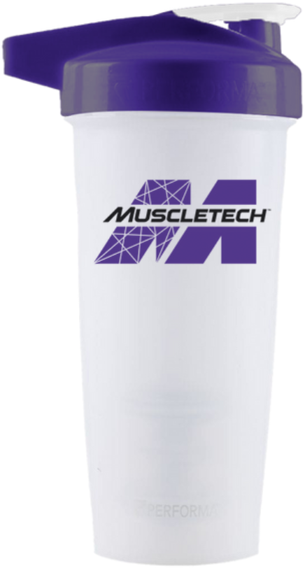 MuscleTech Shaker - White/Purple