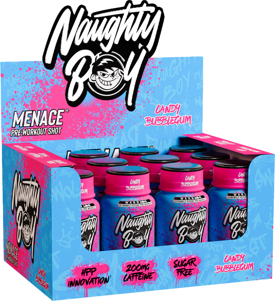 Naughty Boy Menace Pre-workout Shot - 12 x 60 ml