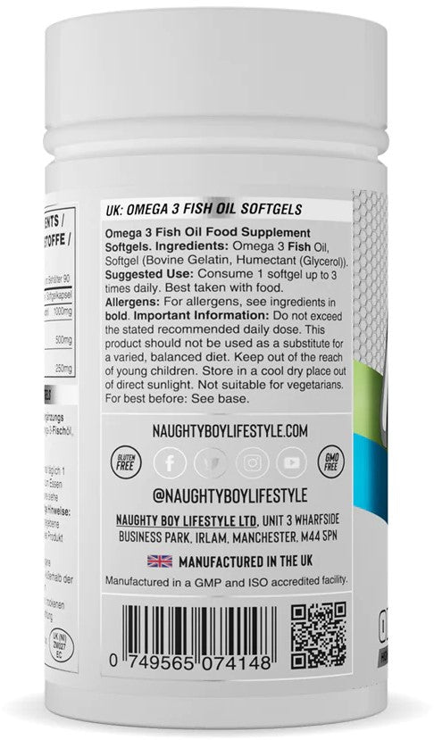 Naughty Boy Omega 1000 mg - 90 softgels