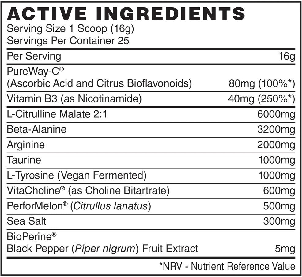 Naughty Boy Pump Pre-Workout - 400 g