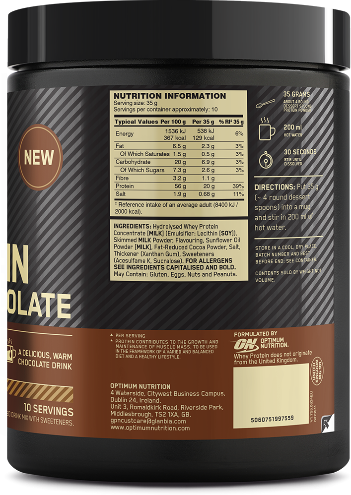 Optimum Nutrition Protein Hot Chocolate - 350 g