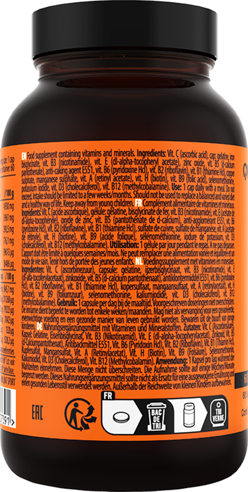 QNT Daily Vitamins - 60 caps