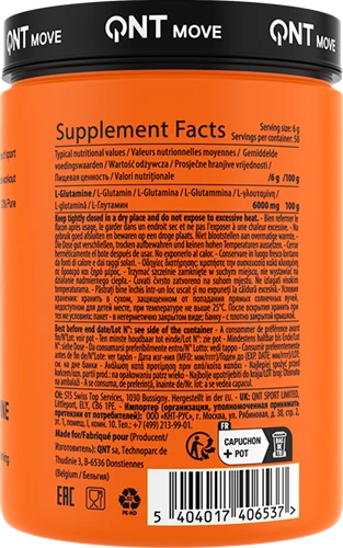 QNT L-Glutamine 6000 mg - 350 g