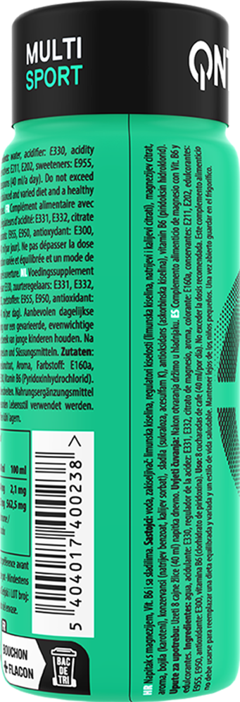 QNT Magnesium Sport - 12 x 80 ml - Tropical